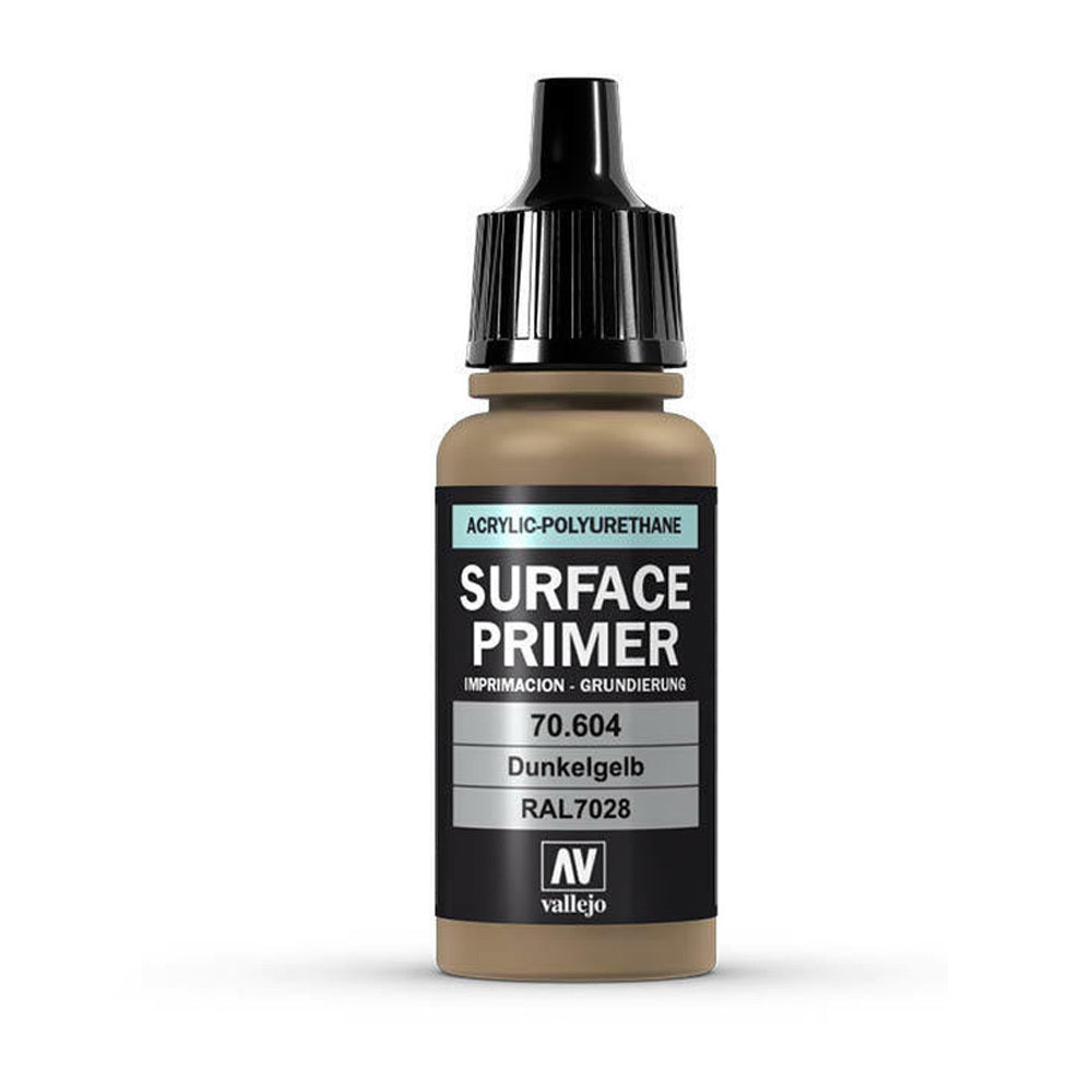 Vallejo - Vallejo 70604 Surface Primer German Dark Yellow 17 ml