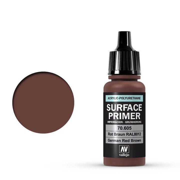 Vallejo - Vallejo 70605 Surface Primer German Red Brown 17 ml