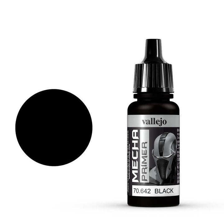 Vallejo - Vallejo 70642 Mecha Colour Black Primer 17ml