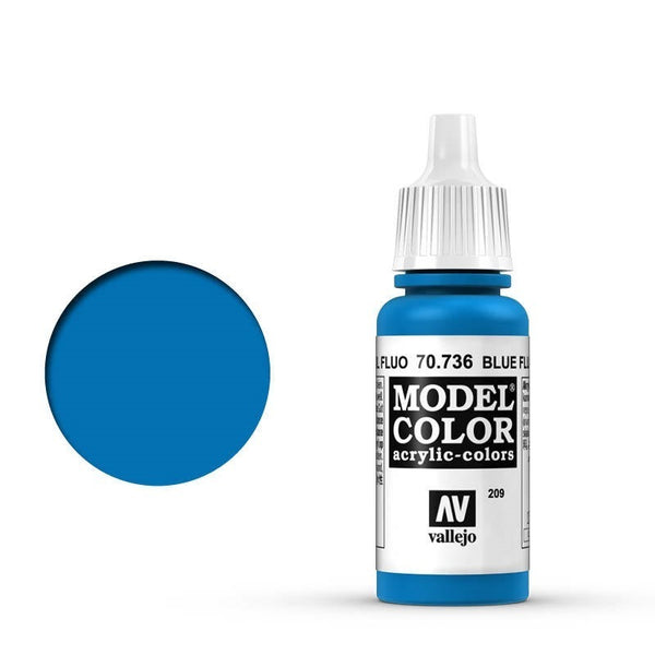 70736 Model Colour Fluorescent Blue 17 ml Acrylic Paint