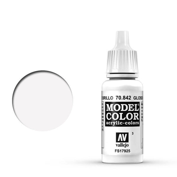 Vallejo - Vallejo 70842 Model Colour Gloss White 17 ml Acrylic Paint