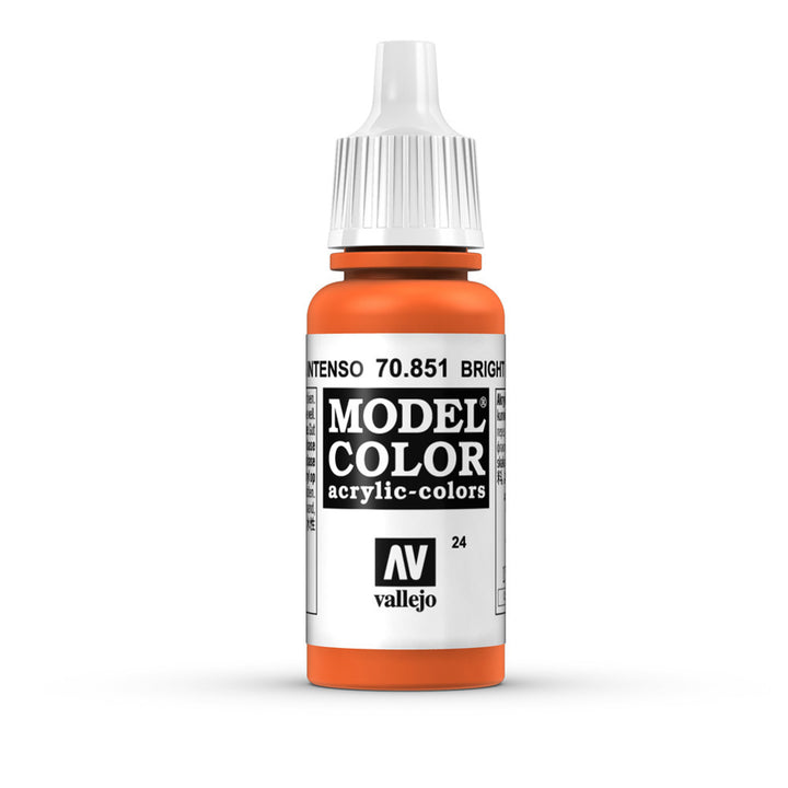 Vallejo - Vallejo 70851 Model Colour Bright Orange 17 ml Acrylic Paint