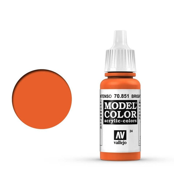 Vallejo - Vallejo 70851 Model Colour Bright Orange 17 ml Acrylic Paint