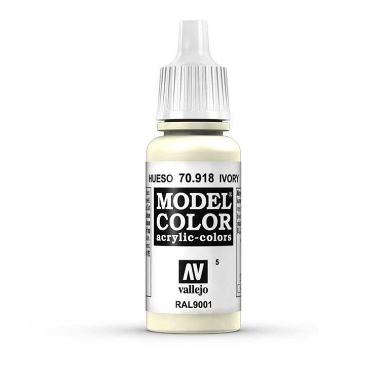 Vallejo - Vallejo 70918 Model Colour Ivory 17 ml Acrylic Paint