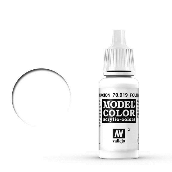 Vallejo - Vallejo 70919 Model Colour Foundation White 17 ml Acrylic Paint