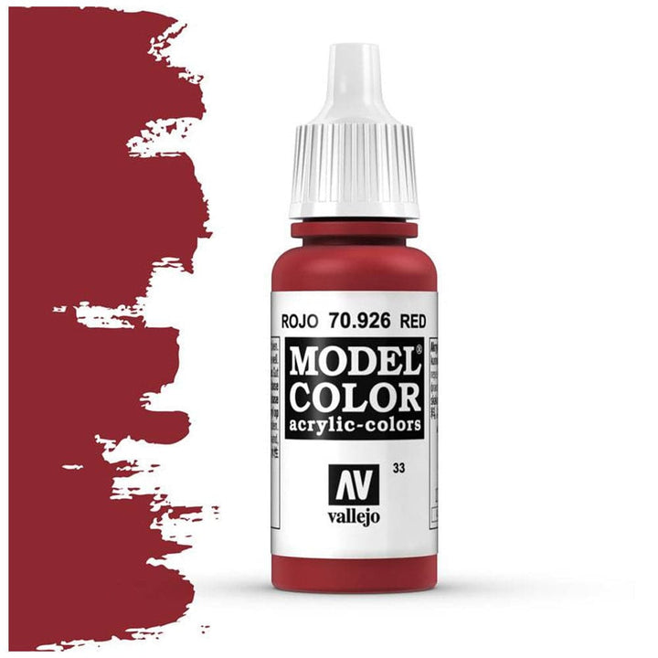 Vallejo - Vallejo 70926 Model Colour Red 17 ml Acrylic Paint