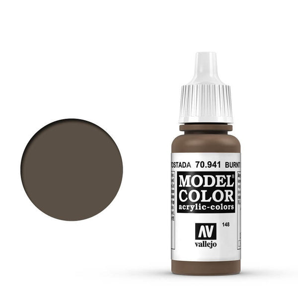 Vallejo - Vallejo 70941 Model Colour Burnt Umber 17 ml Acrylic Paint