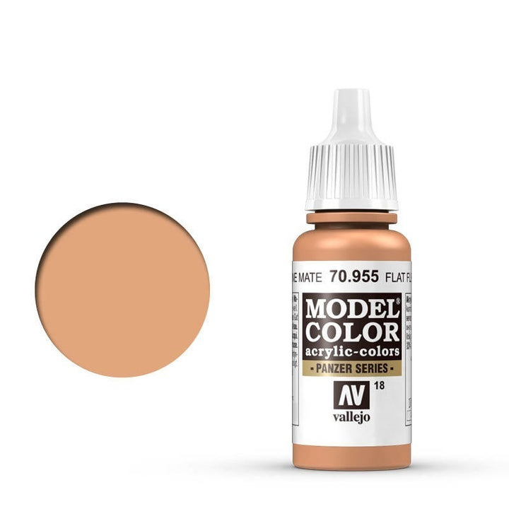 Vallejo - Vallejo 70955 Model Colour Flat Flesh 17 ml Acrylic Paint