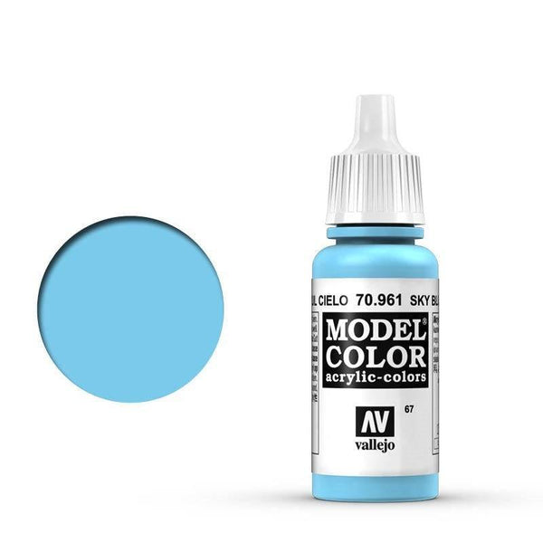 Vallejo - Vallejo 70961 Model Colour Sky Blue 17 ml Acrylic Paint