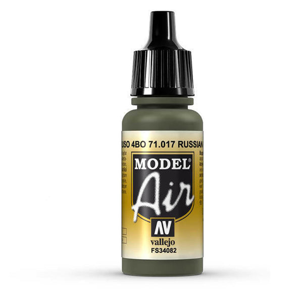 Vallejo - Vallejo 71017 Model Air Russian Green 4BO 17 ml Acrylic Airbrush Paint