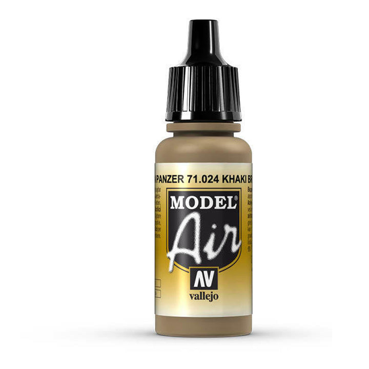 Vallejo - Vallejo 71024 Model Air Khaki Brown 17 ml Acrylic Airbrush Paint