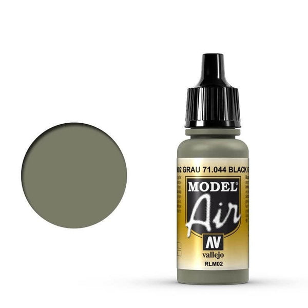 Vallejo - Vallejo 71044 Model Air Gray RLM02 17 ml Acrylic Airbrush Paint