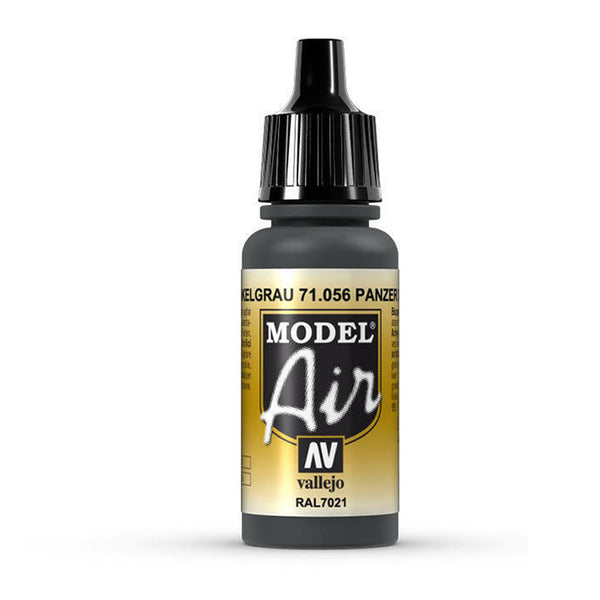 Vallejo - Vallejo 71056 Model Air Panzer Dk Gray 17 ml Acrylic Airbrush Paint