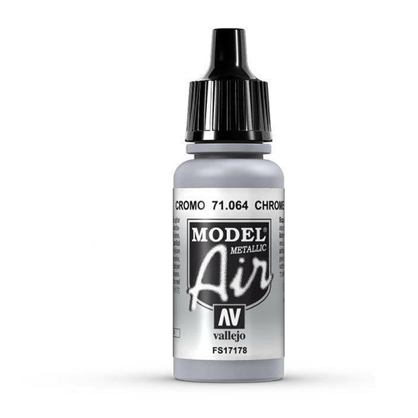 Vallejo - Vallejo 71064 Model Air Chrome 17 ml Acrylic Airbrush Paint