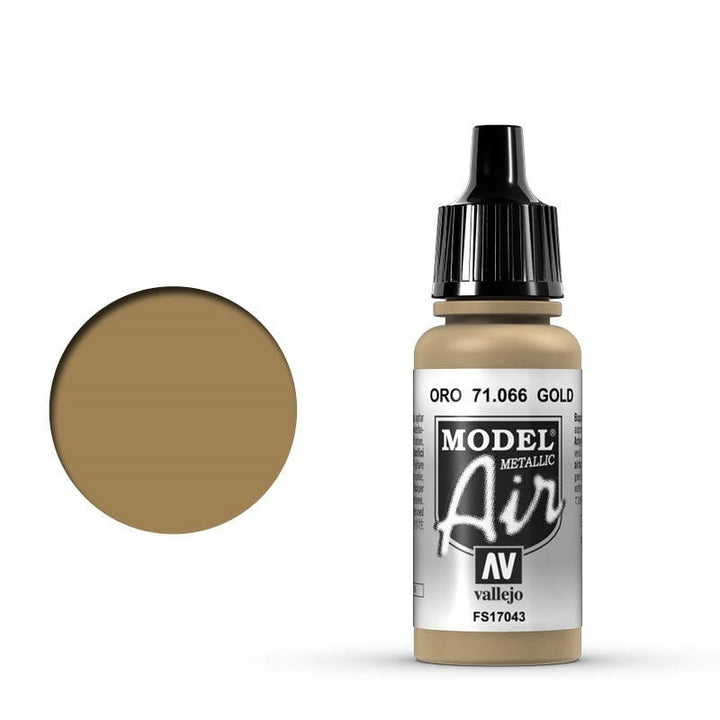 Vallejo - Vallejo 71066 Model Air Gold 17 ml Acrylic Airbrush Paint