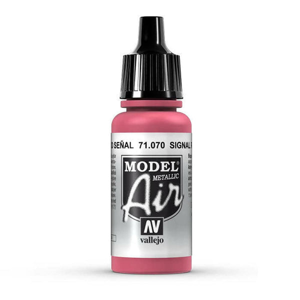 Vallejo - Vallejo 71070 Model Air Signal Red 17 ml Acrylic Airbrush Paint