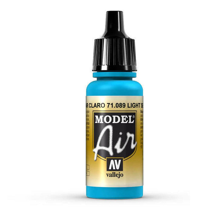 Vallejo - Vallejo 71089 Model Air Light Sea Blue 17 ml Acrylic Airbrush Paint