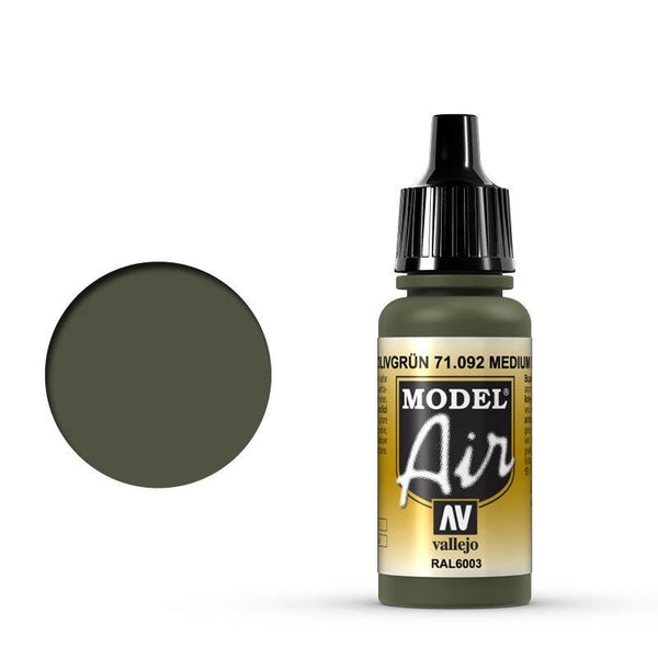 71092 Model Air Medium Olive 17 ml Acrylic Airbrush Paint