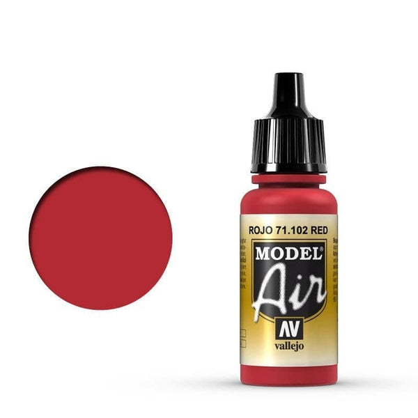 Vallejo - Vallejo 71102 Model Air Red 17 ml Acrylic Airbrush Paint