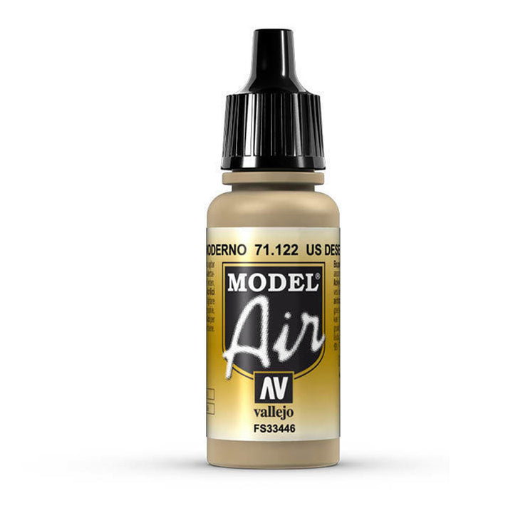 Vallejo - Vallejo 71122 Model Air US Desert Armour 686 17 ml Acrylic Airbrush Paint