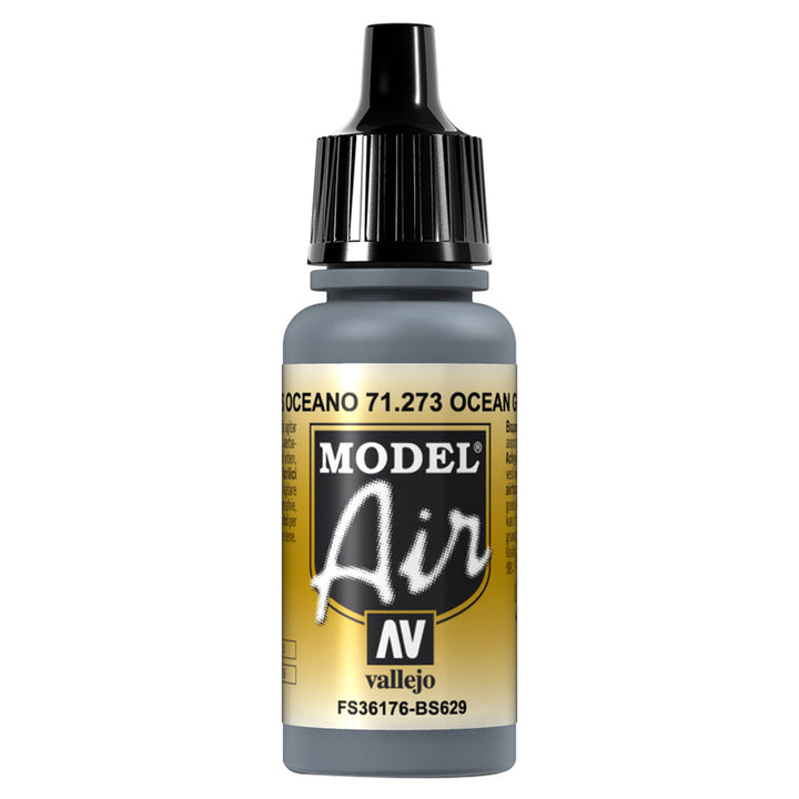 Vallejo - Vallejo 71273 Model Air Ocean Gray 17 ml Acrylic Airbrush Paint