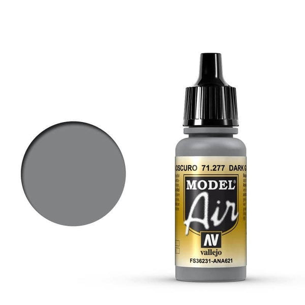 Vallejo - Vallejo 71277 Model Air Dark Gull Gray 17 ml Acrylic Airbrush Paint