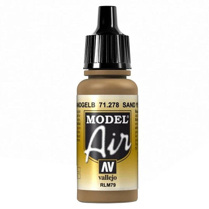 Vallejo - Vallejo 71278 Model Air Sand Yellow RLM79 17 ml Acrylic Airbrush Paint