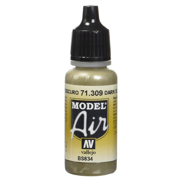 Vallejo - Vallejo 71309 Model Air Dark Slate Grey 17 ml Acrylic Airbrush Paint