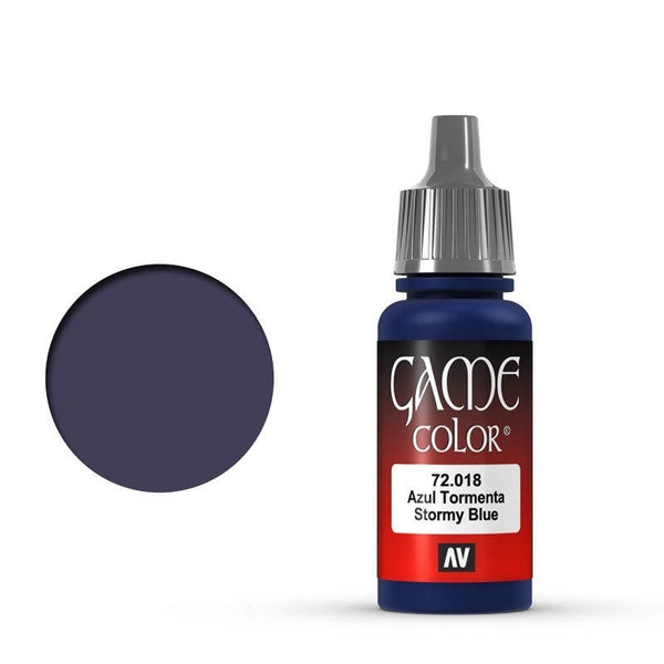 72018 Game Colour Stormy Blue 17 ml Acrylic Paint