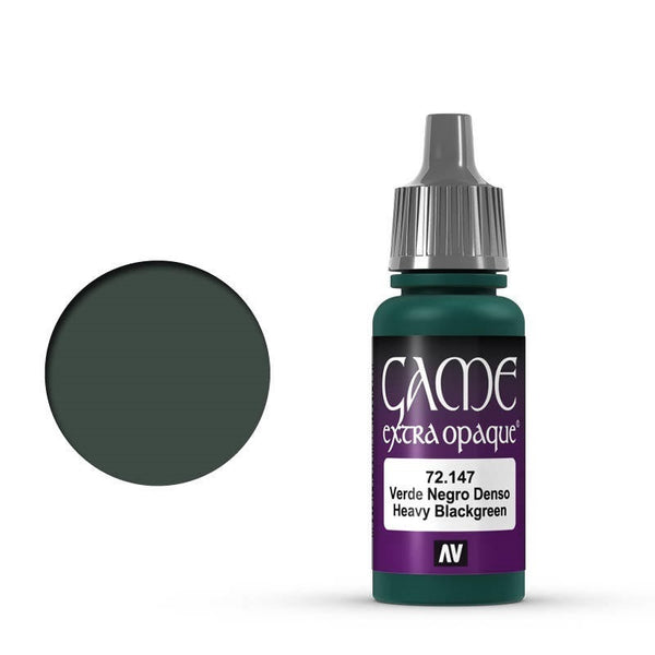 72147 Game Colour Extra Opaque Heavy Blackgreen 17 ml Acrylic Paint