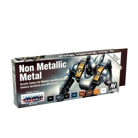 Vallejo - Vallejo 72212 Game Colour Non Metallic Metal Special Set Acrylic Paint