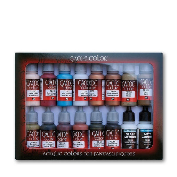 Vallejo - Vallejo 72297 Game Colour Specialist 16 Colour Set Acrylic Paint