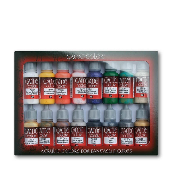 Vallejo - Vallejo 72299 Game Colour Introduction 16 Colour Set Acrylic Paint