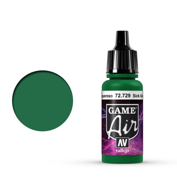 72729 Game Air Sick Green 17 ml Acrylic Airbrush Paint