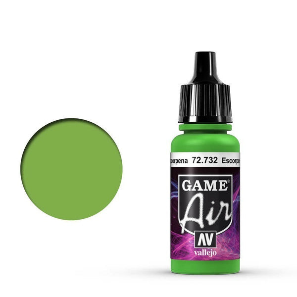 72732 Game Air Scorpy Green 17 ml Acrylic Airbrush Paint