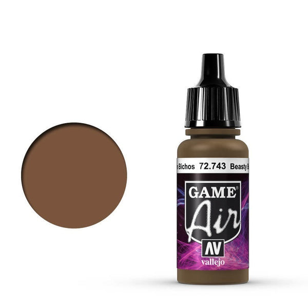 72743 Game Air Beasty Brown 17 ml Acrylic Airbrush Paint