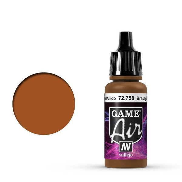 72758 Game Air Brassy Brass 17 ml Acrylic Airbrush Paint