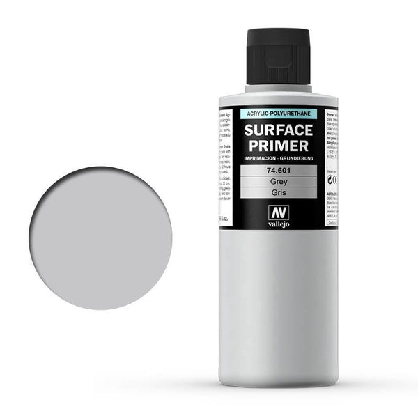 Vallejo - Vallejo 74601 Surface Primer Color Grey 200 ml