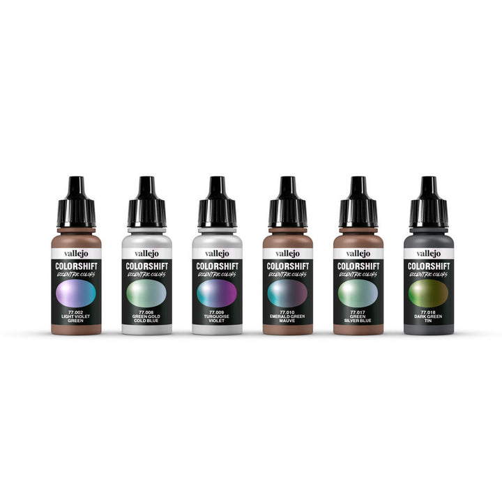 Vallejo - Vallejo 77092 Eccentric Colorshift Galaxy Dust (6 Colour Set) Acrylic Airbrush Paint