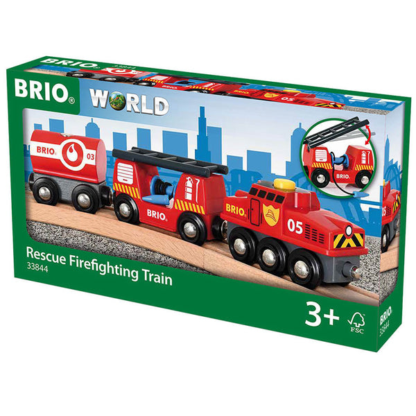 Rescue Firefighting Train 4 pcs