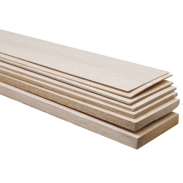 Balsa - Balsa 0443 Sheet 4.0 x 100 x 1220mm 1pc