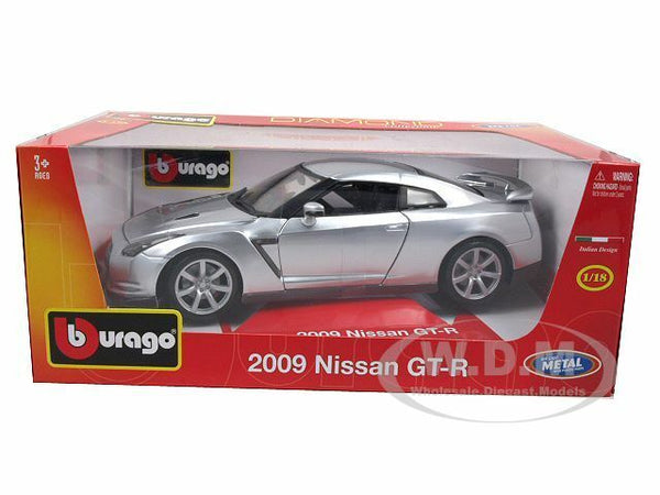 1/18 2009 Nissan GTR (R35) Silver