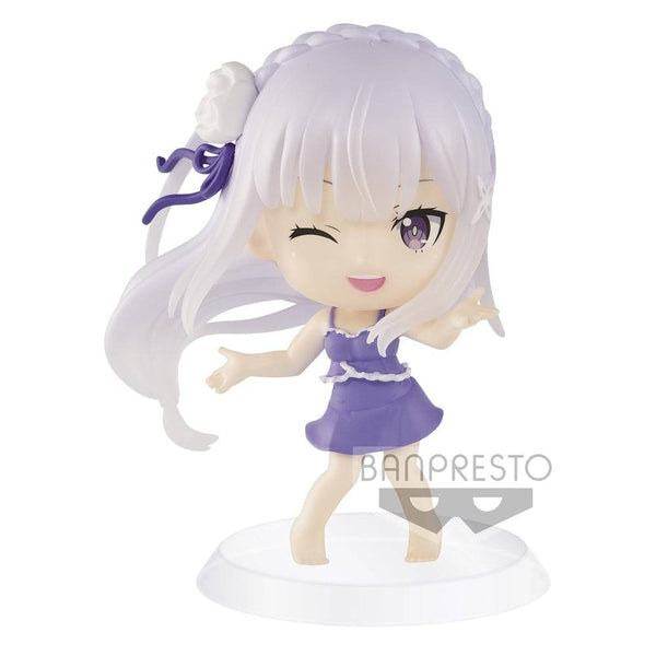 Banpresto - CHIBIKYUN CHARACTER[RE:ZERO -STARTING LIFE IN ANOTHER WORLD-] VOL.2(A:EMILIA)