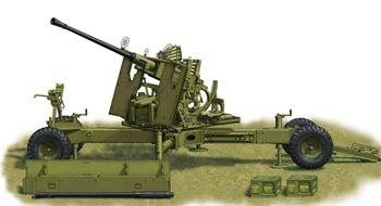 CB35028 1/35 Canadian 40mm Bofors AntiAircraft Gun Plastic Model Kit