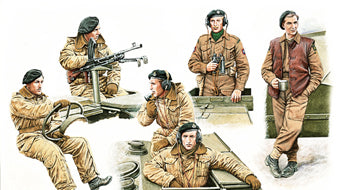 CB35098 1/35 WWII British/Commonwealth AFV Crew set Plastic Model Kit