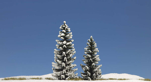 06152 HO 2 Snow Spruces 9cm/120cm