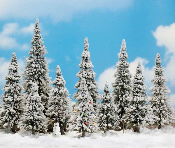 06465 10 Snow Pines 6cm13.5cmandAccessories