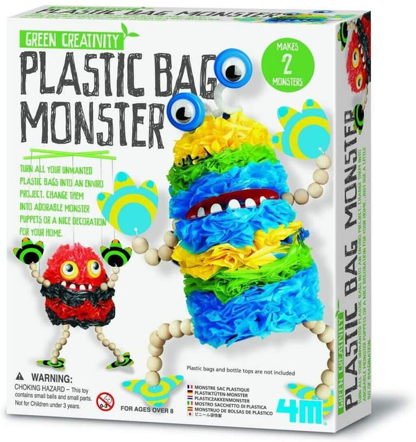 Green Creativity Plastic Bag Monster