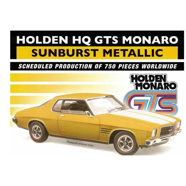 1/18 Holden HQ GTS Monaro Coupe i Sunburst Metallic