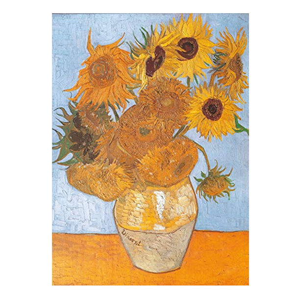 1000pc Van Gogh Sunflowers Square